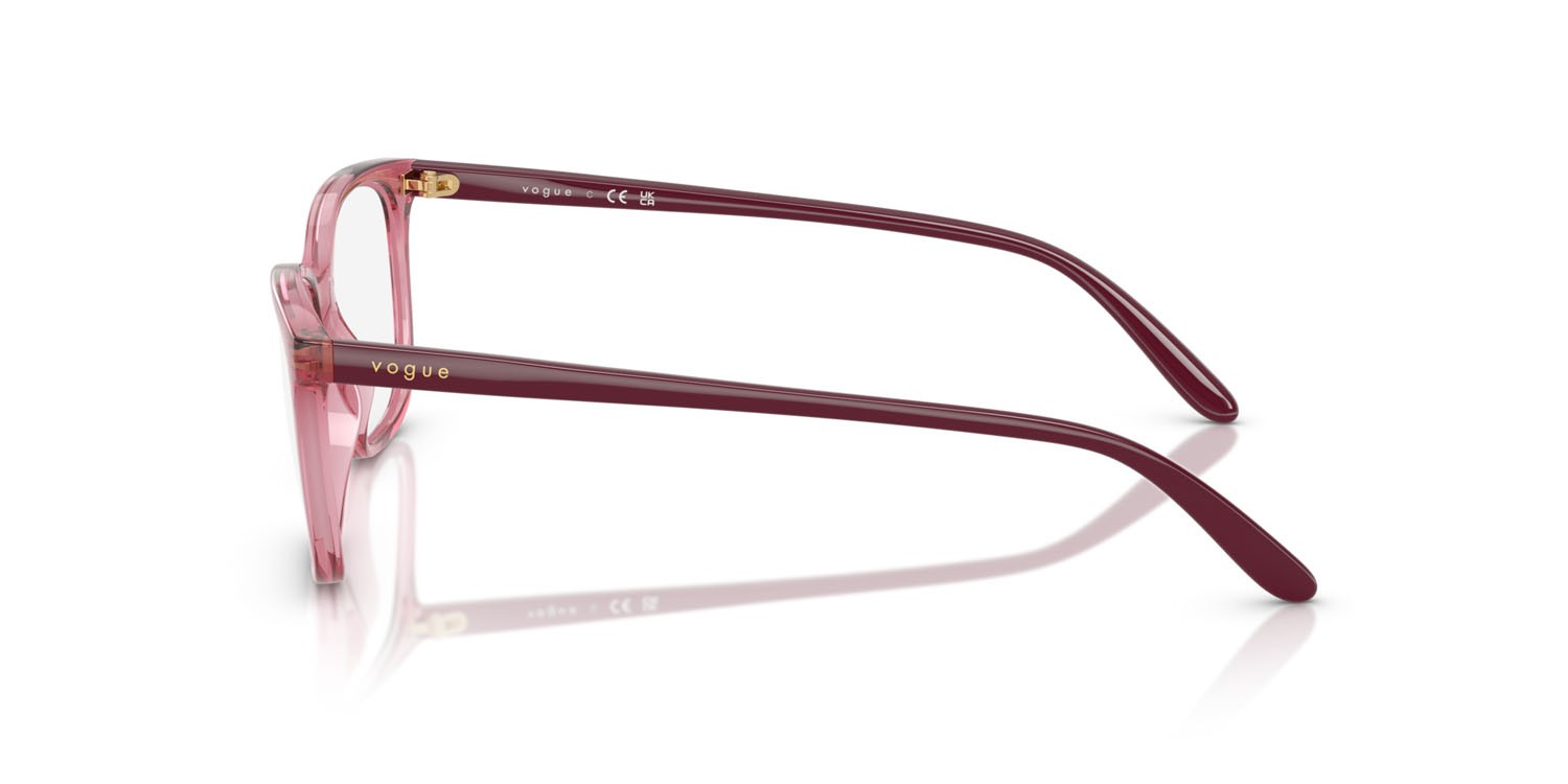 Eyeglasses Vogue VO 5621 (3065) color viola trasparente shape square lenses lente demo