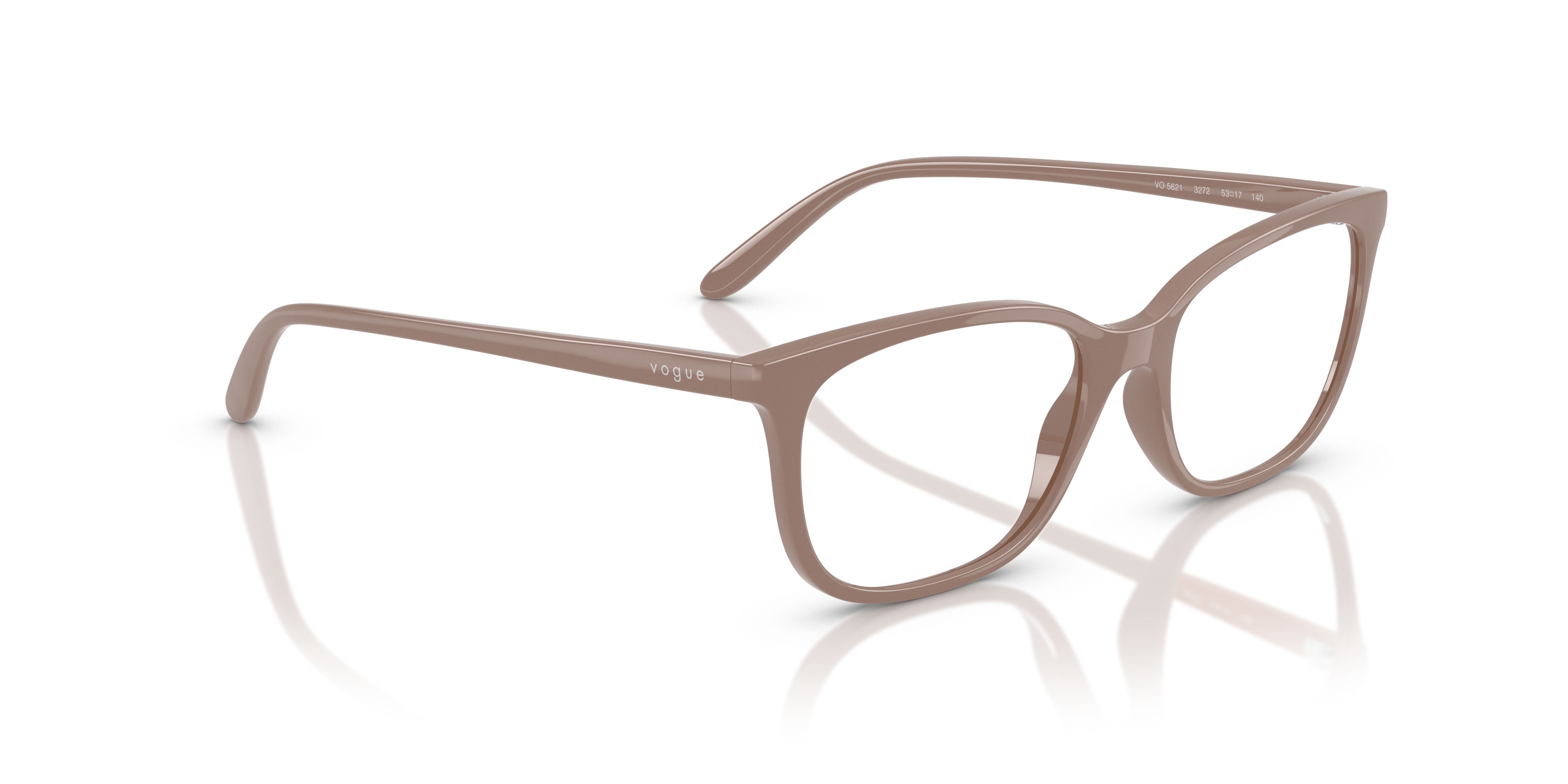 Occhiali da vista Vogue VO 5621 (3272) colore grigio talpa forma quadrato lenti lente demo