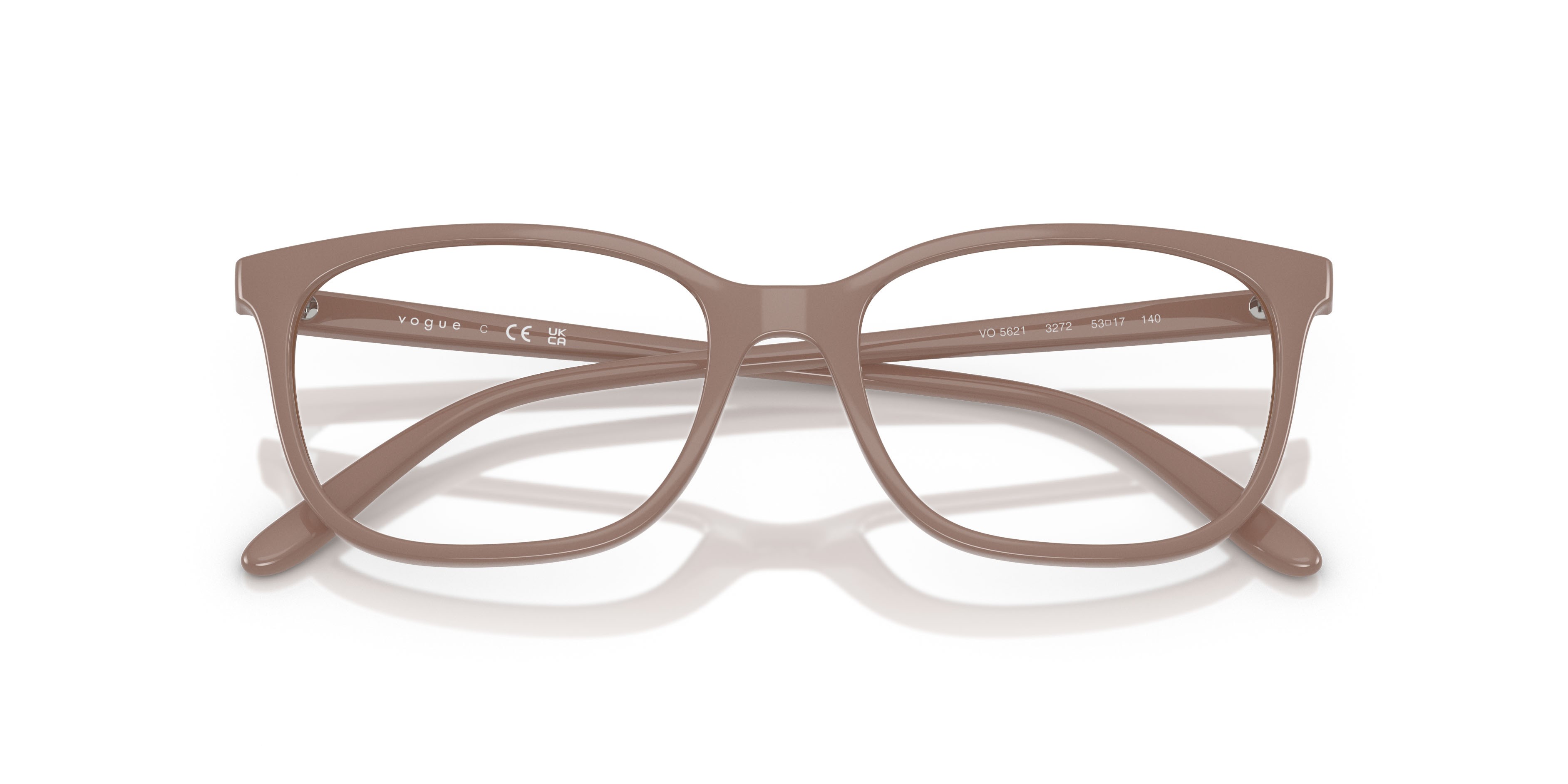 Occhiali da vista Vogue VO 5621 (3272) colore grigio talpa forma quadrato lenti lente demo