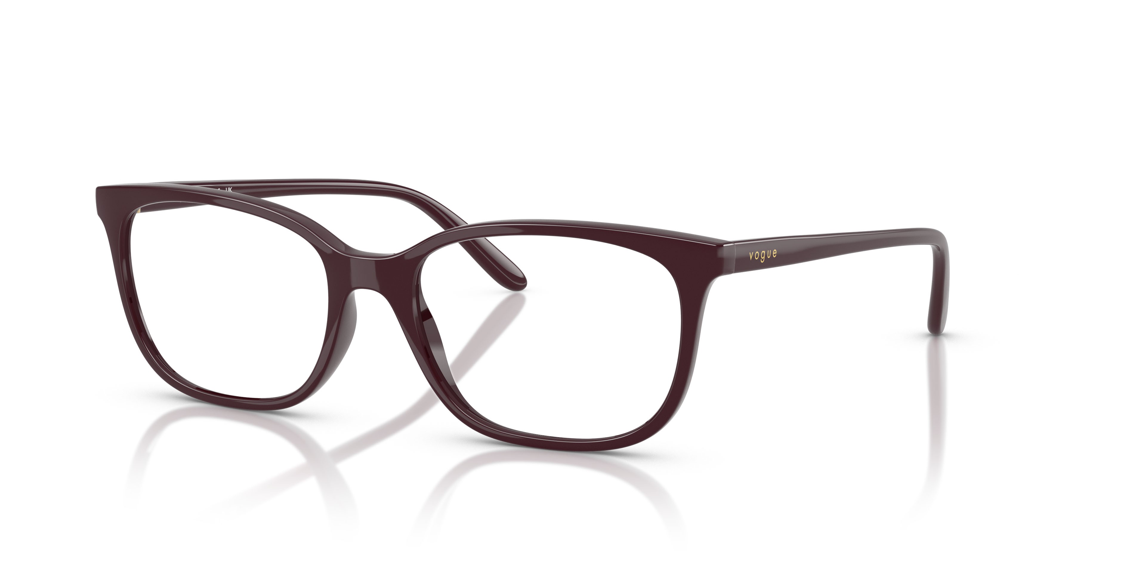 Occhiali da vista Vogue VO 5621 (3284) colore bordeaux full forma quadrato lenti lente demo