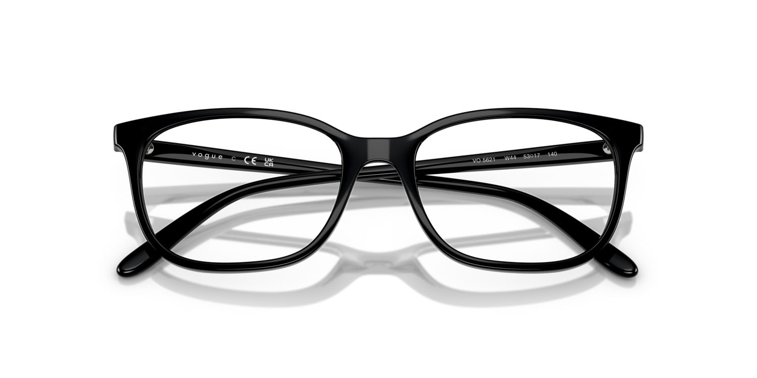 Eyeglasses Vogue VO 5621 (W44) color nero shape square lenses lente demo