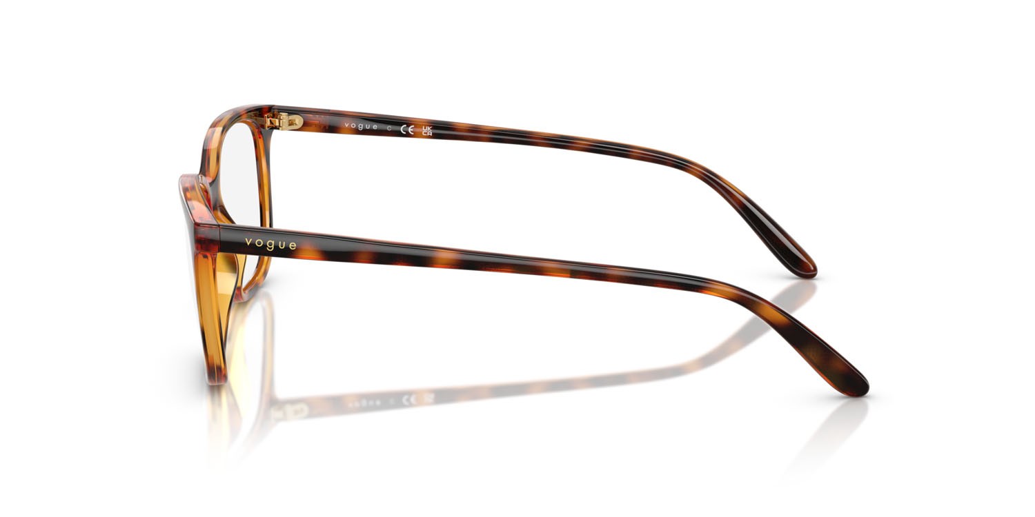 Occhiali da vista Vogue VO 5621 (W656) colore havana scuro forma quadrato lenti lente demo