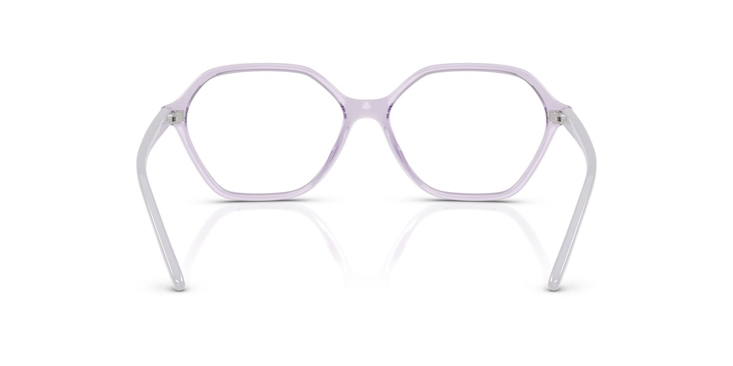 Eyeglasses Vogue VO 5622 (2745) color viola trasparente shape irregular lenses lente demo