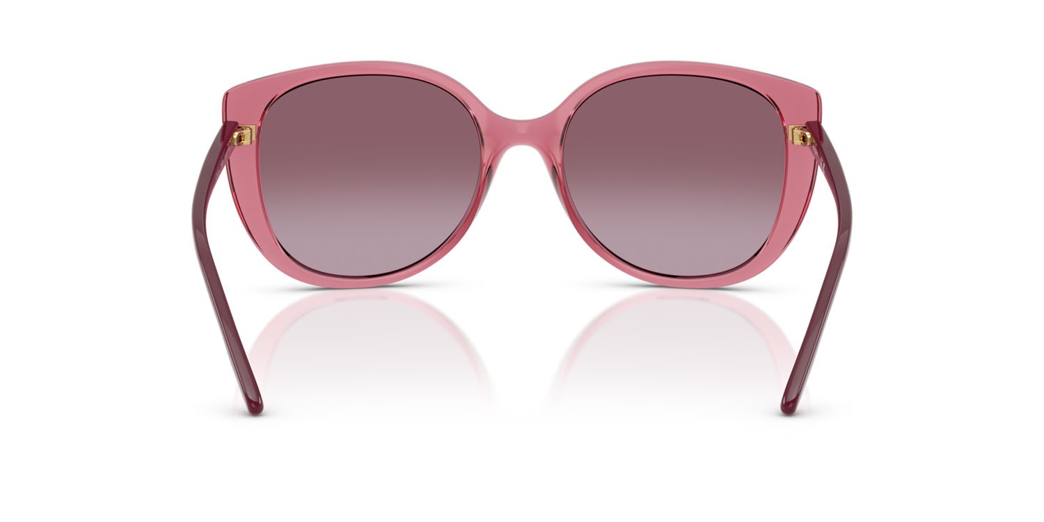 Occhiali da sole Vogue VO 5623S (30658H) colore viola trasparente forma farfalla lenti violetto sfumato