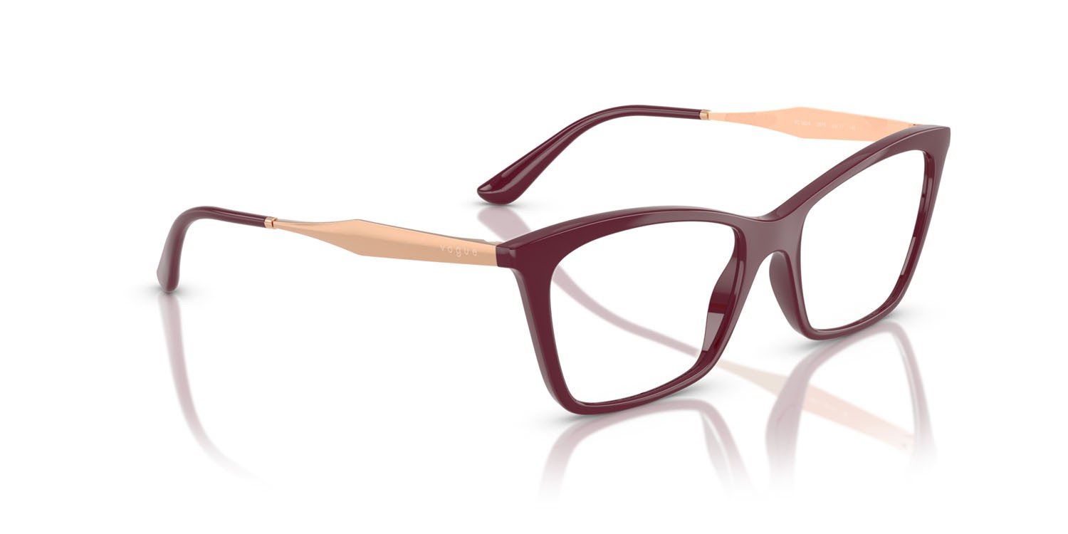 Eyeglasses Vogue VO 5624 (2875) color ciliegia full shape butterfly lenses lente demo