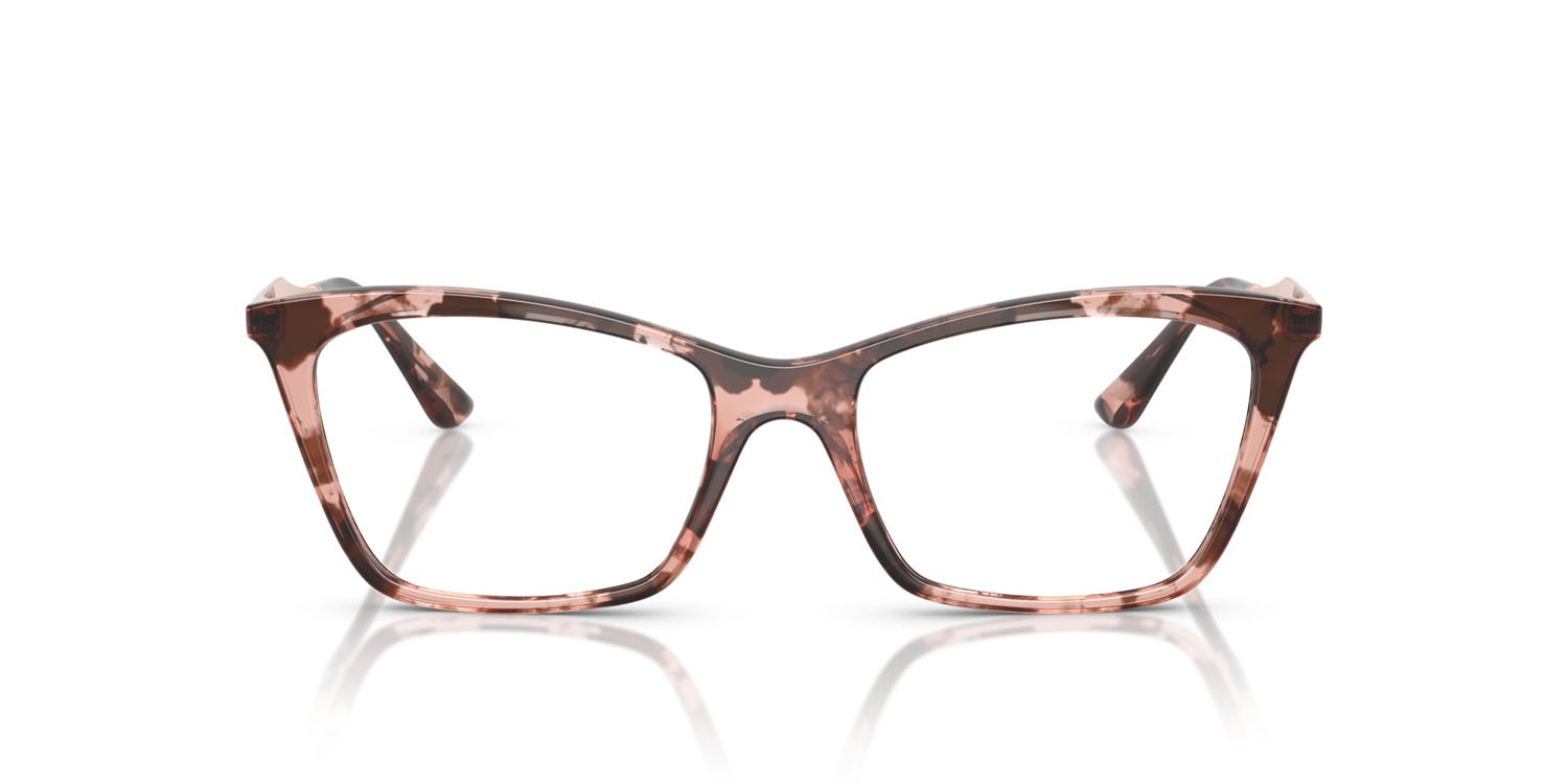 Eyeglasses Vogue VO 5624 (3199) color havana rosa shape butterfly lenses lente demo