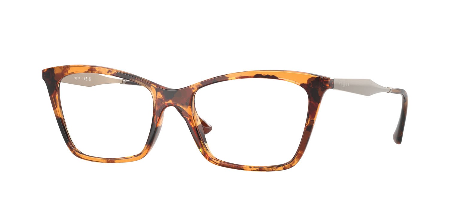 Occhiali da vista Vogue VO 5624 (3200) colore havana giallo forma farfalla lenti lente demo
