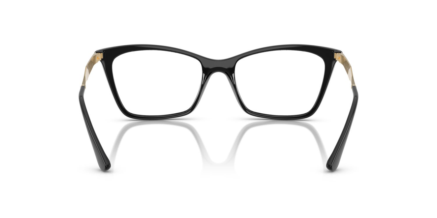 Occhiali da vista Vogue VO 5624 (W44) colore nero forma farfalla lenti lente demo
