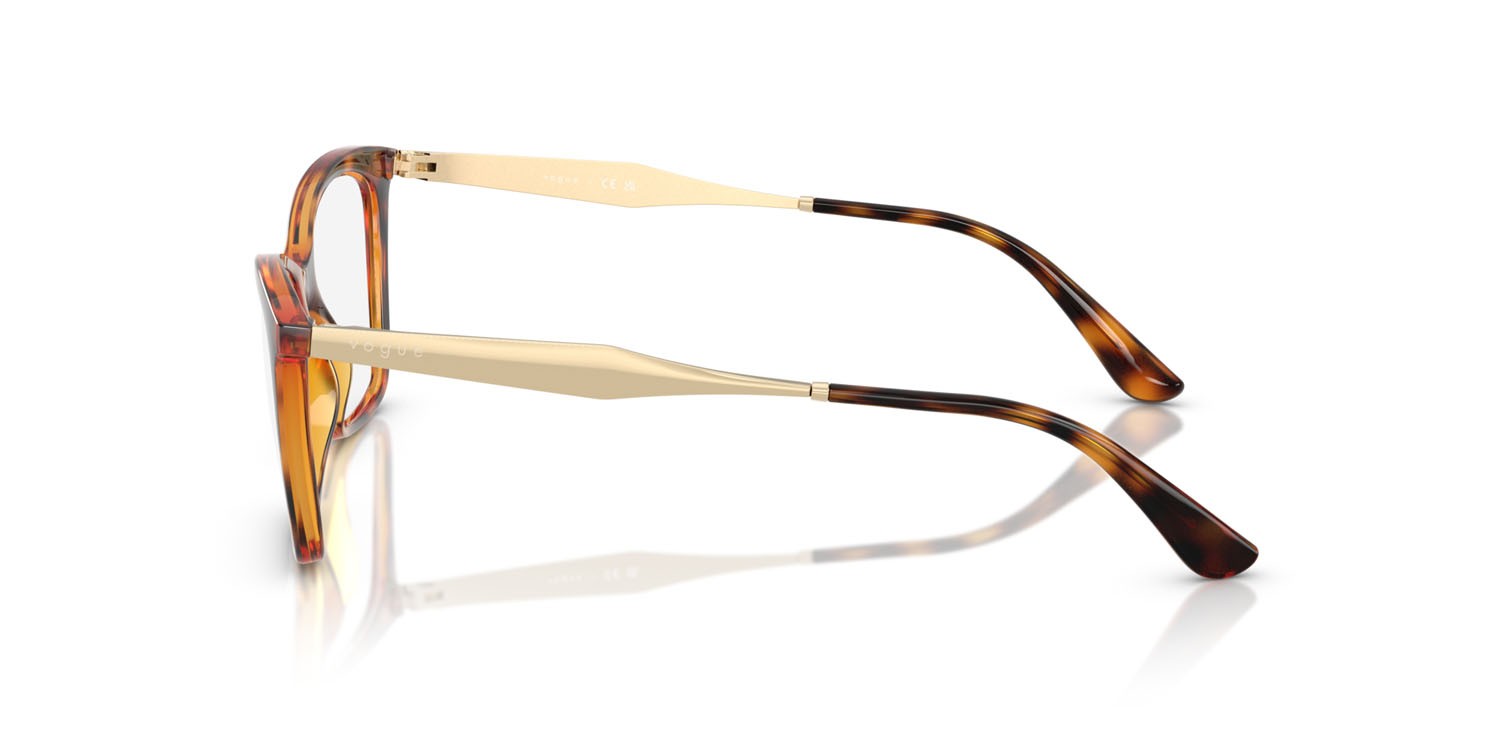 Eyeglasses Vogue VO 5624 (W656) color havana scuro shape butterfly lenses lente demo