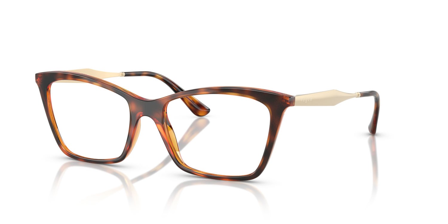 Eyeglasses Vogue VO 5624 (W656) color havana scuro shape butterfly lenses lente demo