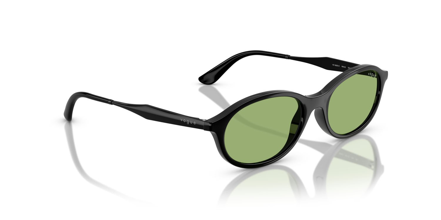 Sunglasses Vogue VO 5625S (W44/2) color nero shape oval lenses verde