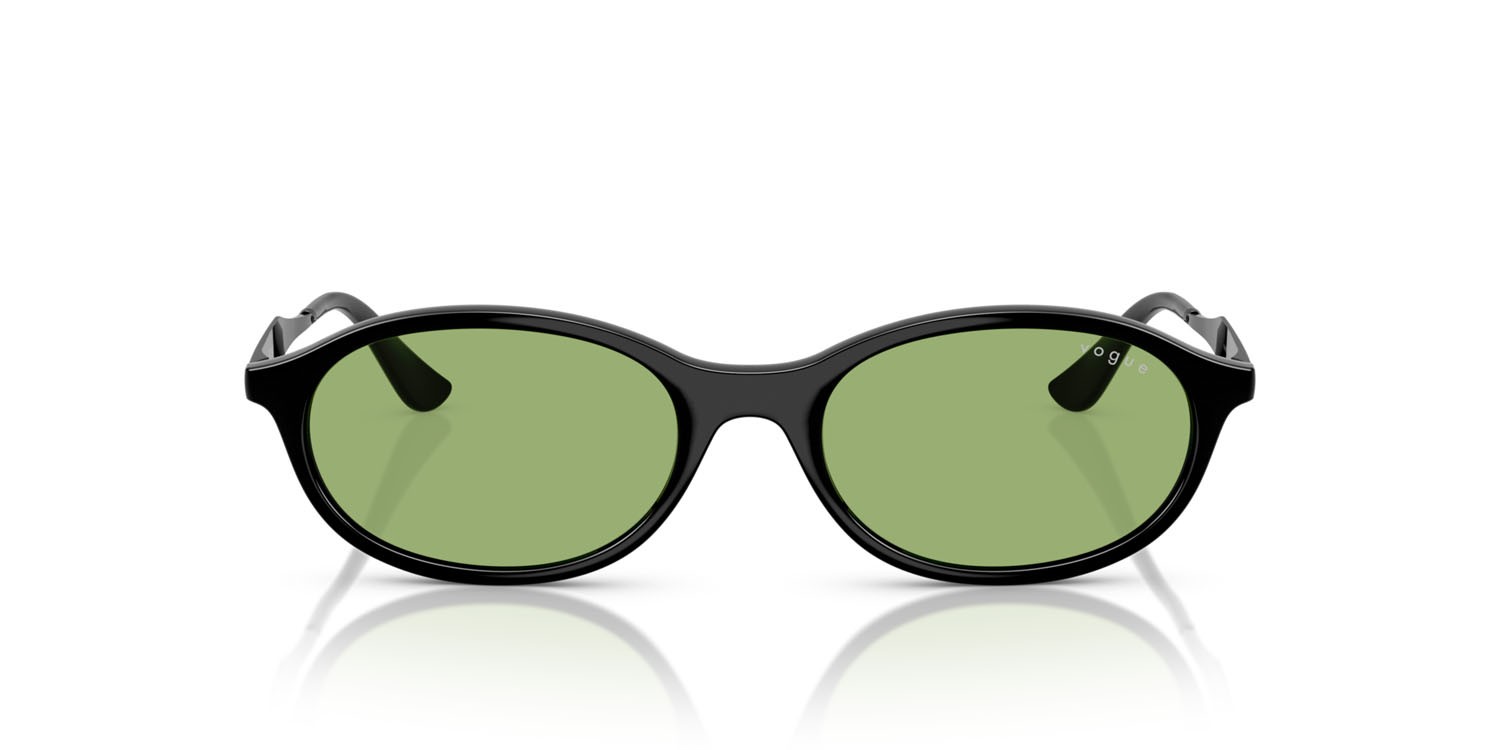 Sunglasses Vogue VO 5625S (W44/2) color nero shape oval lenses verde
