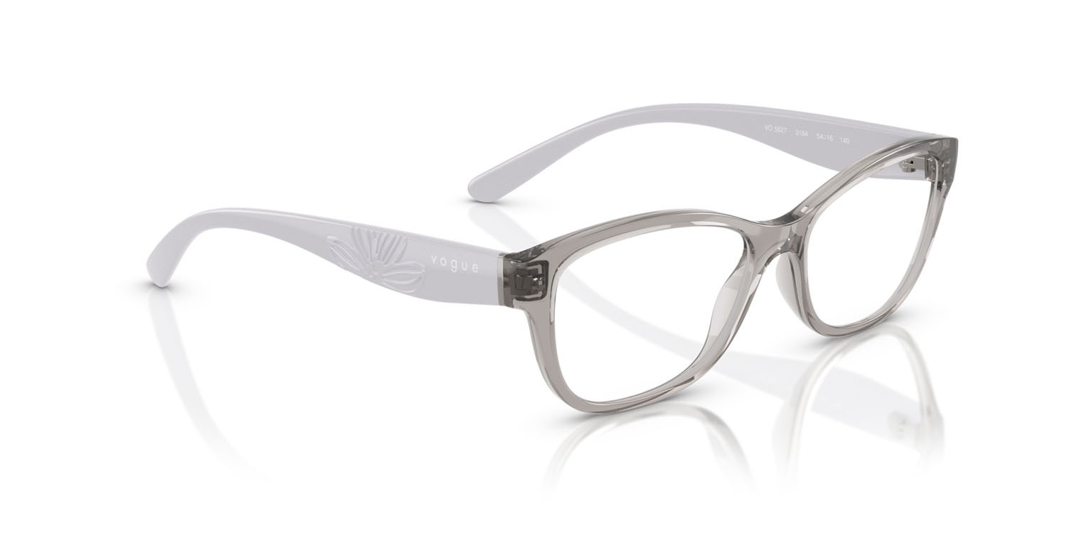 Occhiali da vista Vogue VO 5627 (3184) colore grigio trasparente forma farfalla lenti lente demo