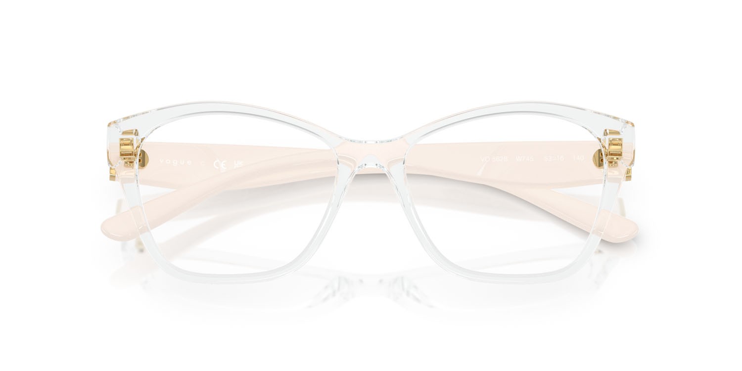 Occhiali da vista Vogue VO 5628 (W745) colore trasparente forma irregolare lenti lente demo