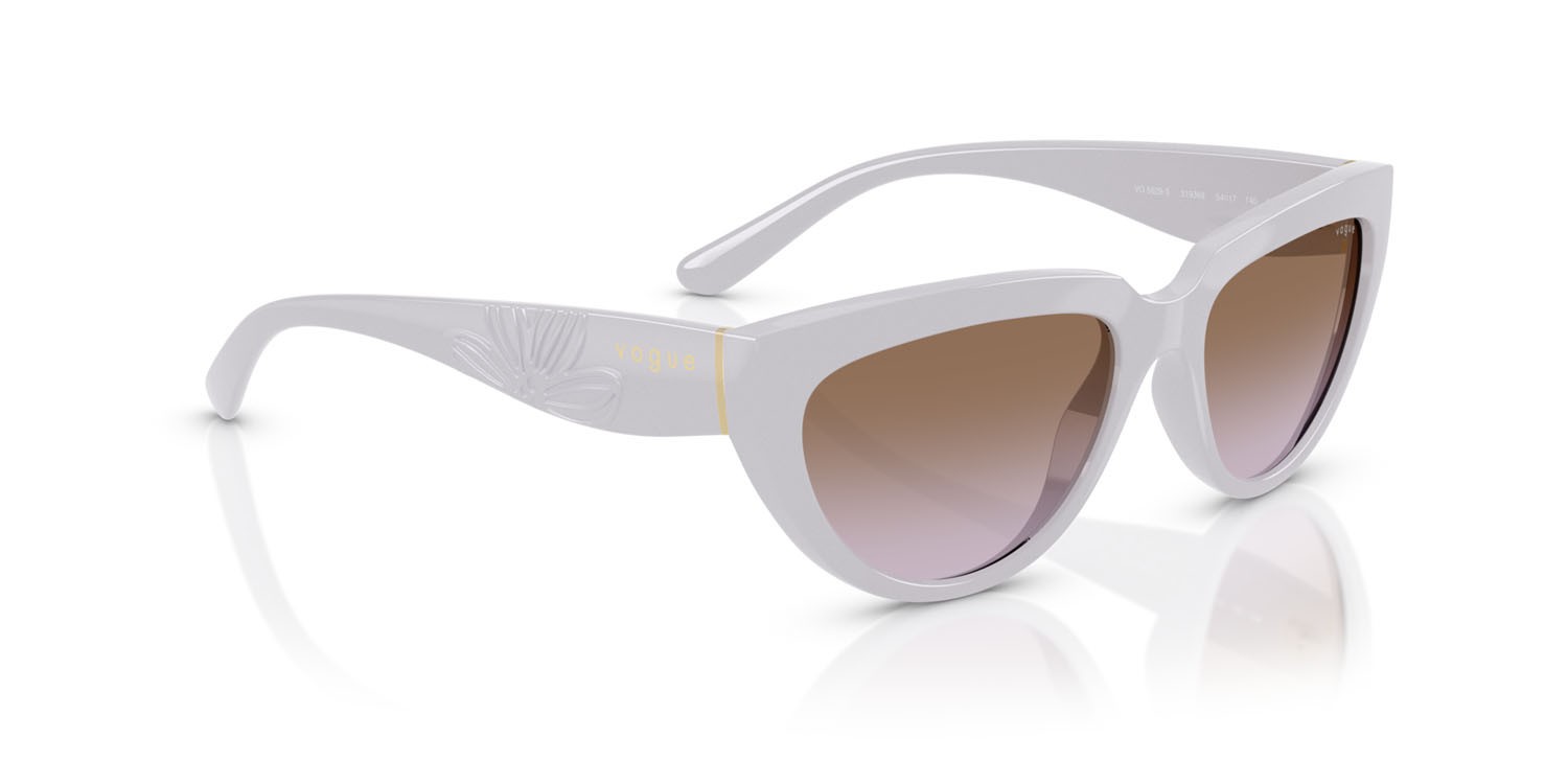 Sunglasses Vogue VO 5629S (319368) color full wisteria shape irregular lenses violetto sfumato marrone