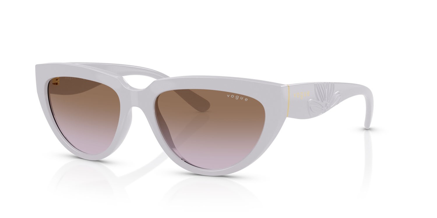 Sunglasses Vogue VO 5629S (319368) color full wisteria shape irregular lenses violetto sfumato marrone