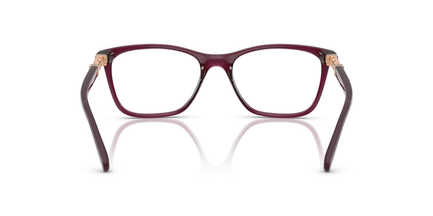 Eyeglasses Vogue VO 5632B (2989) color rosso ciliegia trasparente shape square lenses lente demo