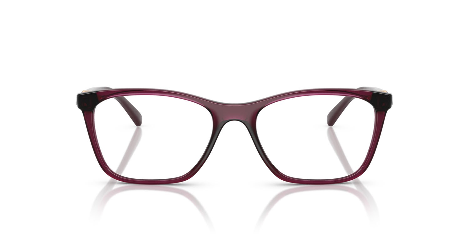 Eyeglasses Vogue VO 5632B (2989) color rosso ciliegia trasparente shape square lenses lente demo