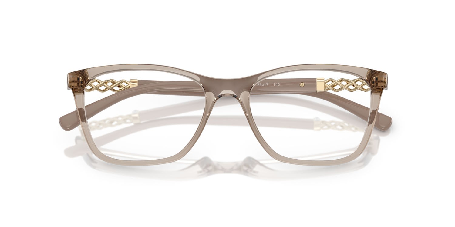 Eyeglasses Vogue VO 5632B (2990) color caramello trasparente shape square lenses lente demo