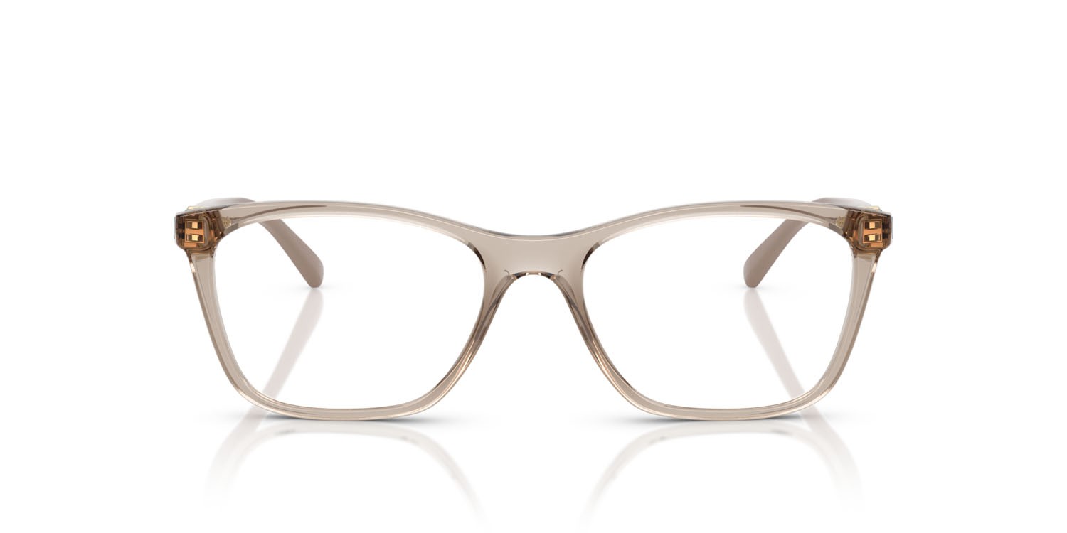 Eyeglasses Vogue VO 5632B (2990) color caramello trasparente shape square lenses lente demo