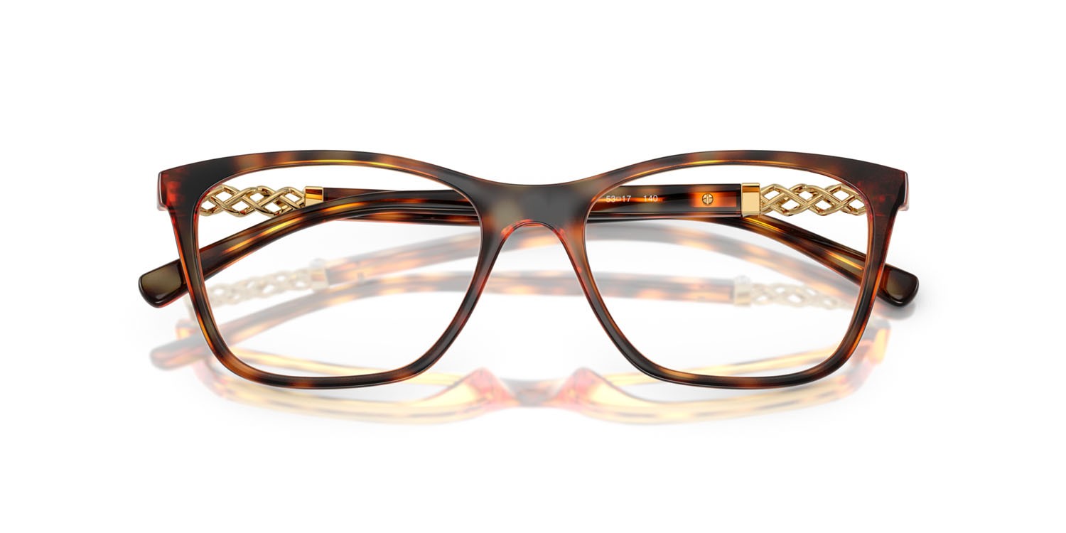 Eyeglasses Vogue VO 5632B (W656) color havana scuro shape square lenses lente demo