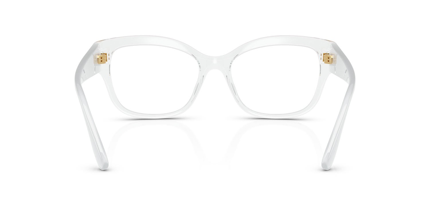 Eyeglasses Vogue VO 5635U (3226) color top bianco/trasparente shape square lenses lente demo