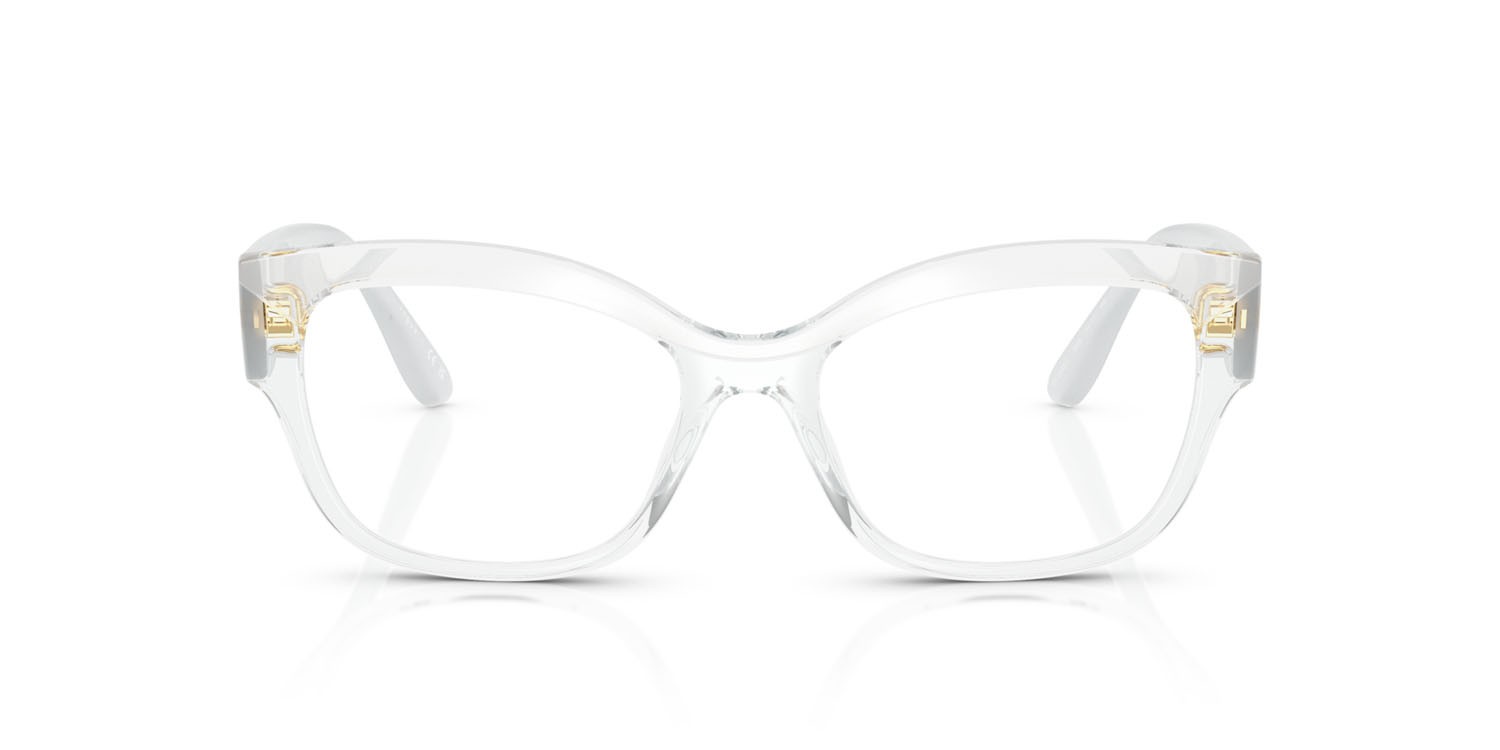 Eyeglasses Vogue VO 5635U (3226) color top bianco/trasparente shape square lenses lente demo