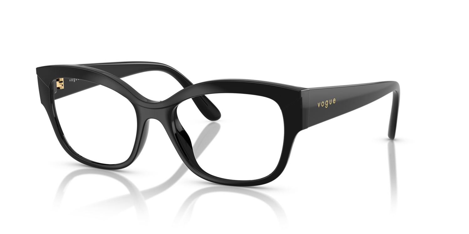 Eyeglasses Vogue VO 5635U (W44) color nero shape square lenses lente demo