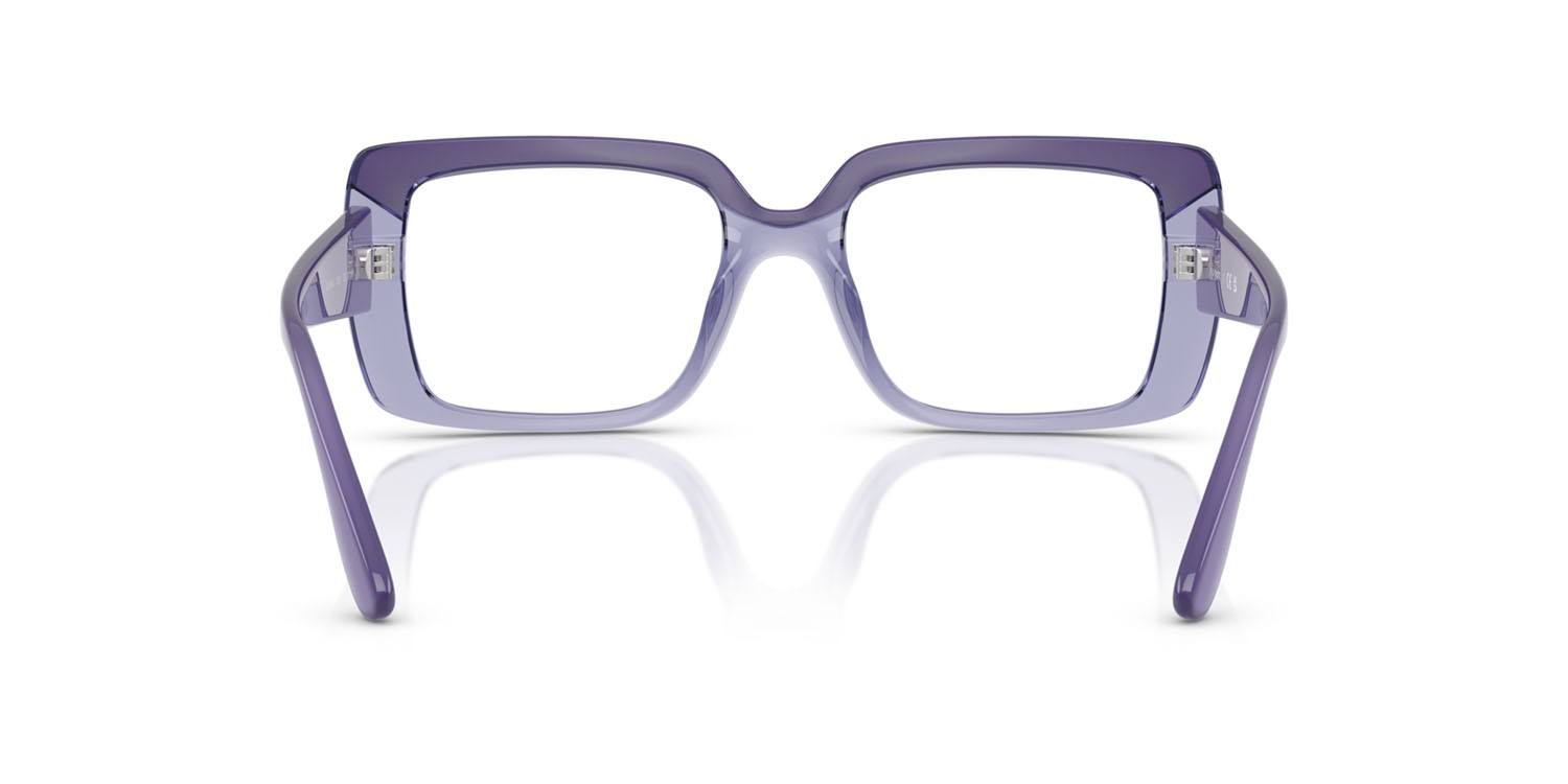 Eyeglasses Vogue VO 5636U (3223) color top violetto/violetto trasparente shape rectangle lenses lente demo