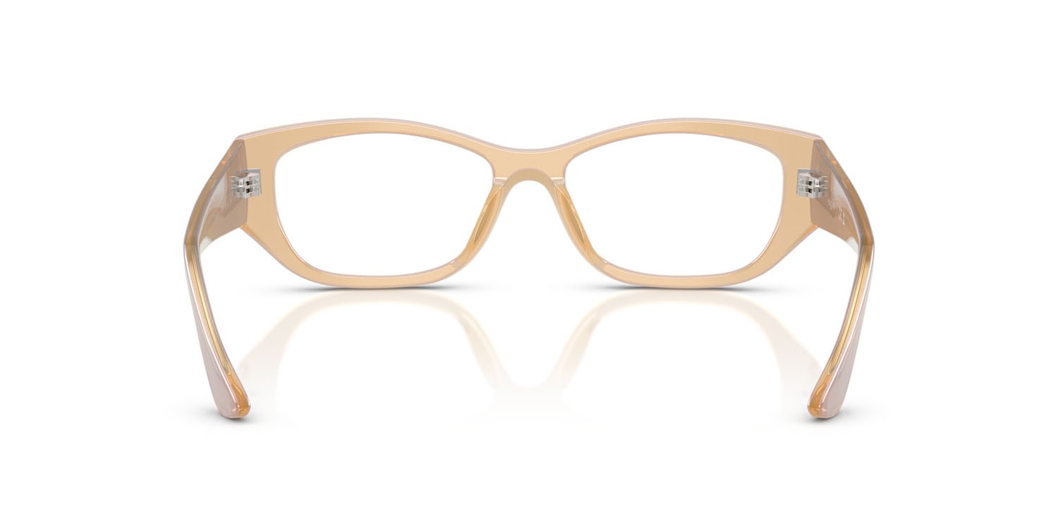 Occhiali da vista Vogue VO 5640U (3234) colore panna perlato trasparente forma quadrato lenti lente demo