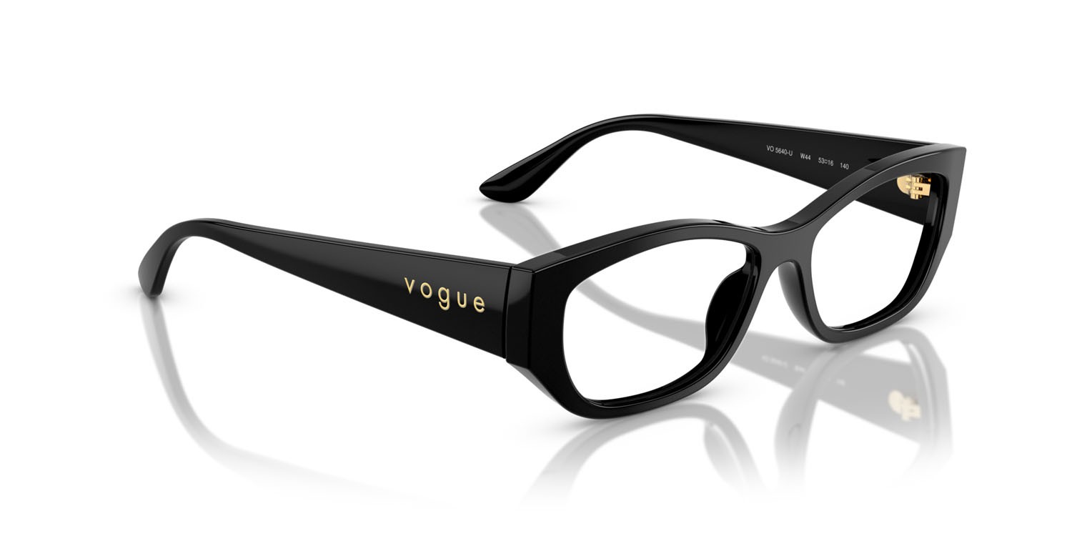 Eyeglasses Vogue VO 5640U (W44) color nero shape square lenses lente demo