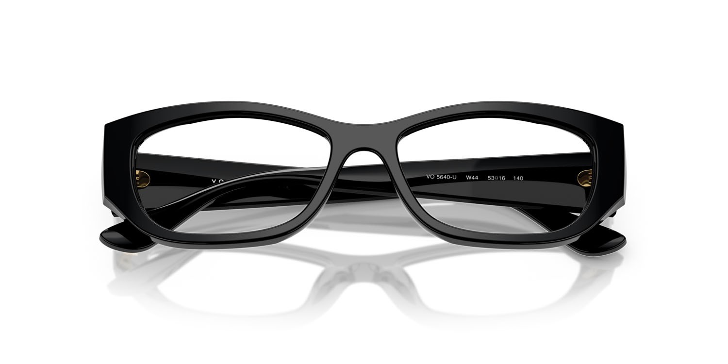 Eyeglasses Vogue VO 5640U (W44) color nero shape square lenses lente demo