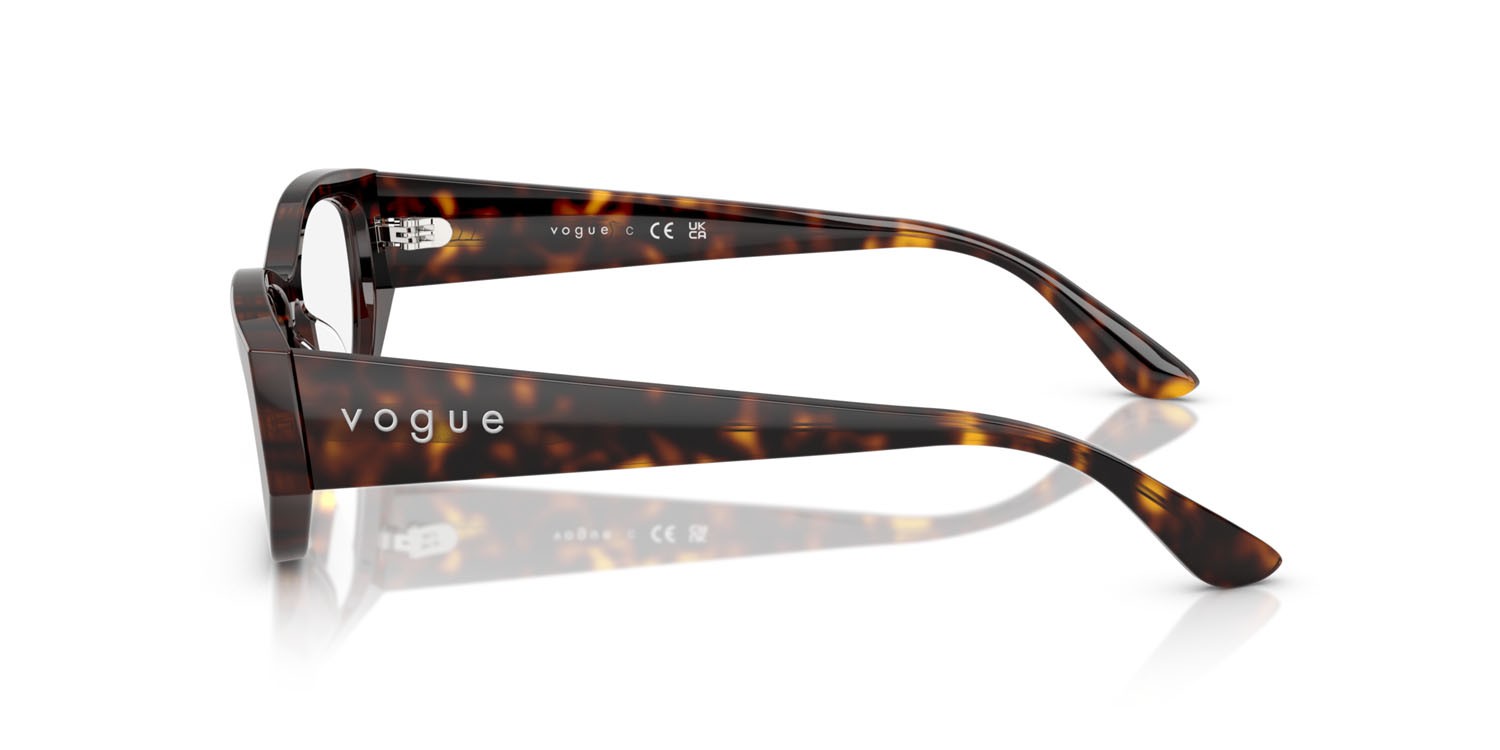 Eyeglasses Vogue VO 5640U (W656) color havana scuro shape square lenses lente demo