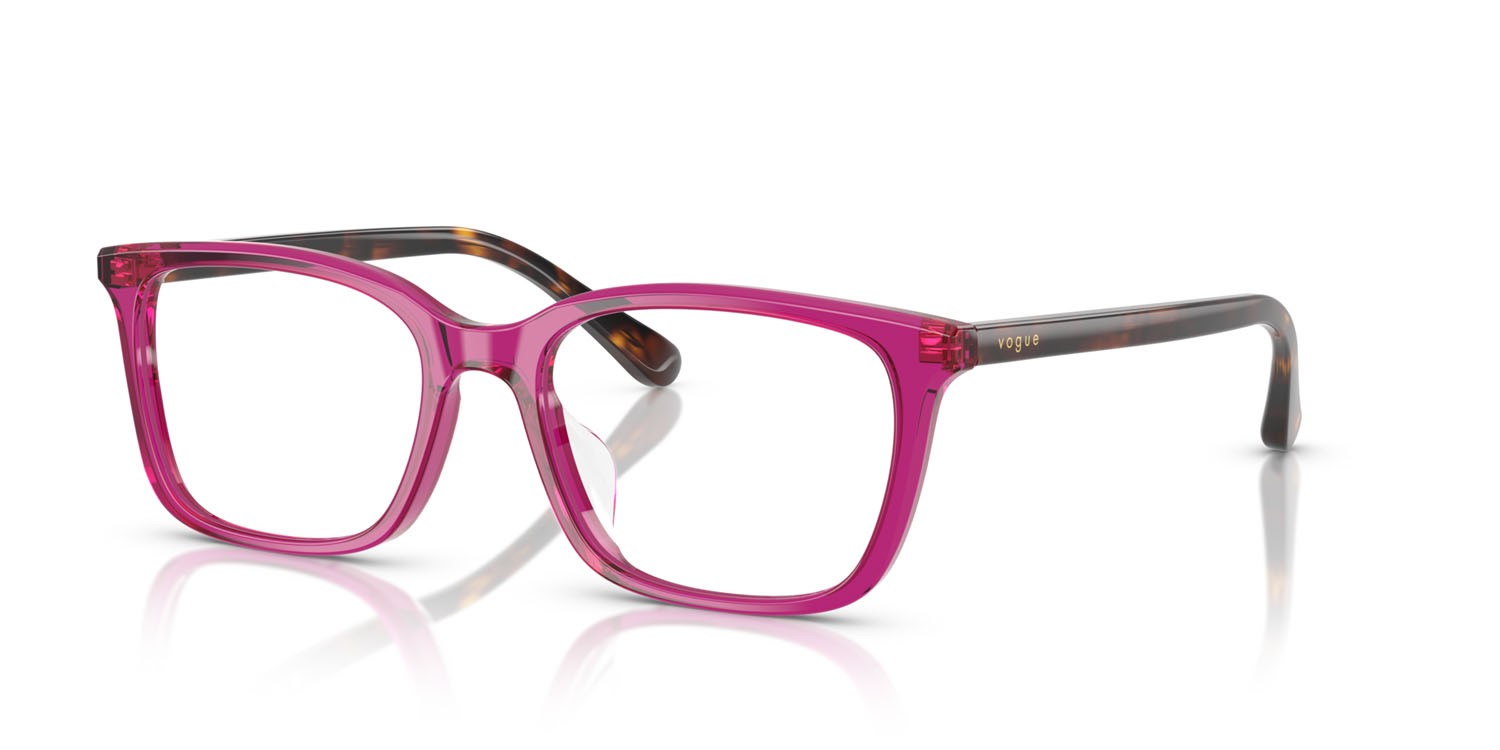 Eyeglasses Vogue VO 5643D (3165) color viola trasparente shape square lenses lente demo