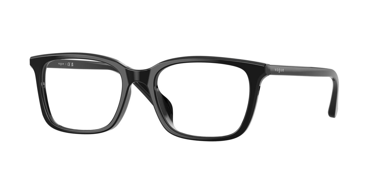 Occhiali da vista Vogue VO 5643D (W44) colore nero forma quadrato lenti lente demo