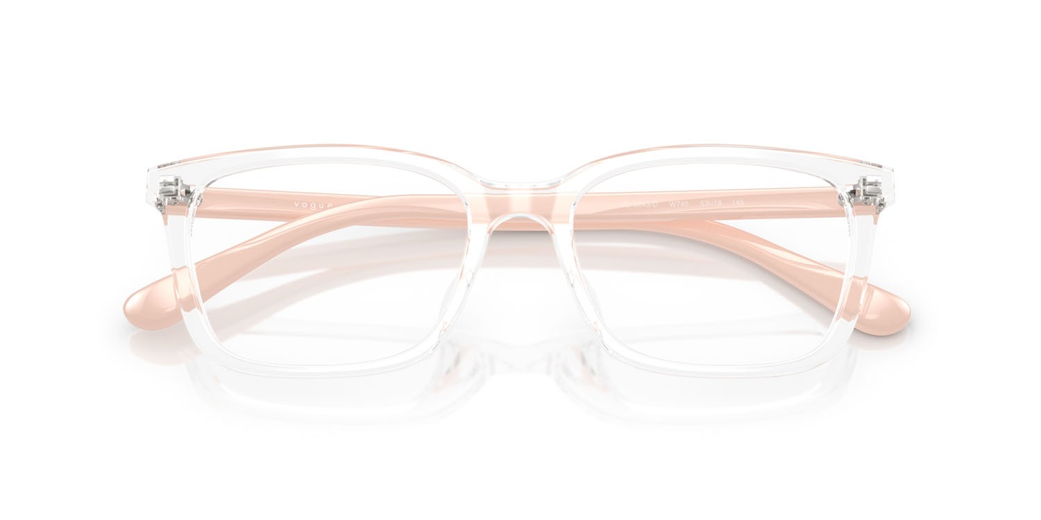 Occhiali da vista Vogue VO 5643D (W745) colore trasparente forma quadrato lenti lente demo