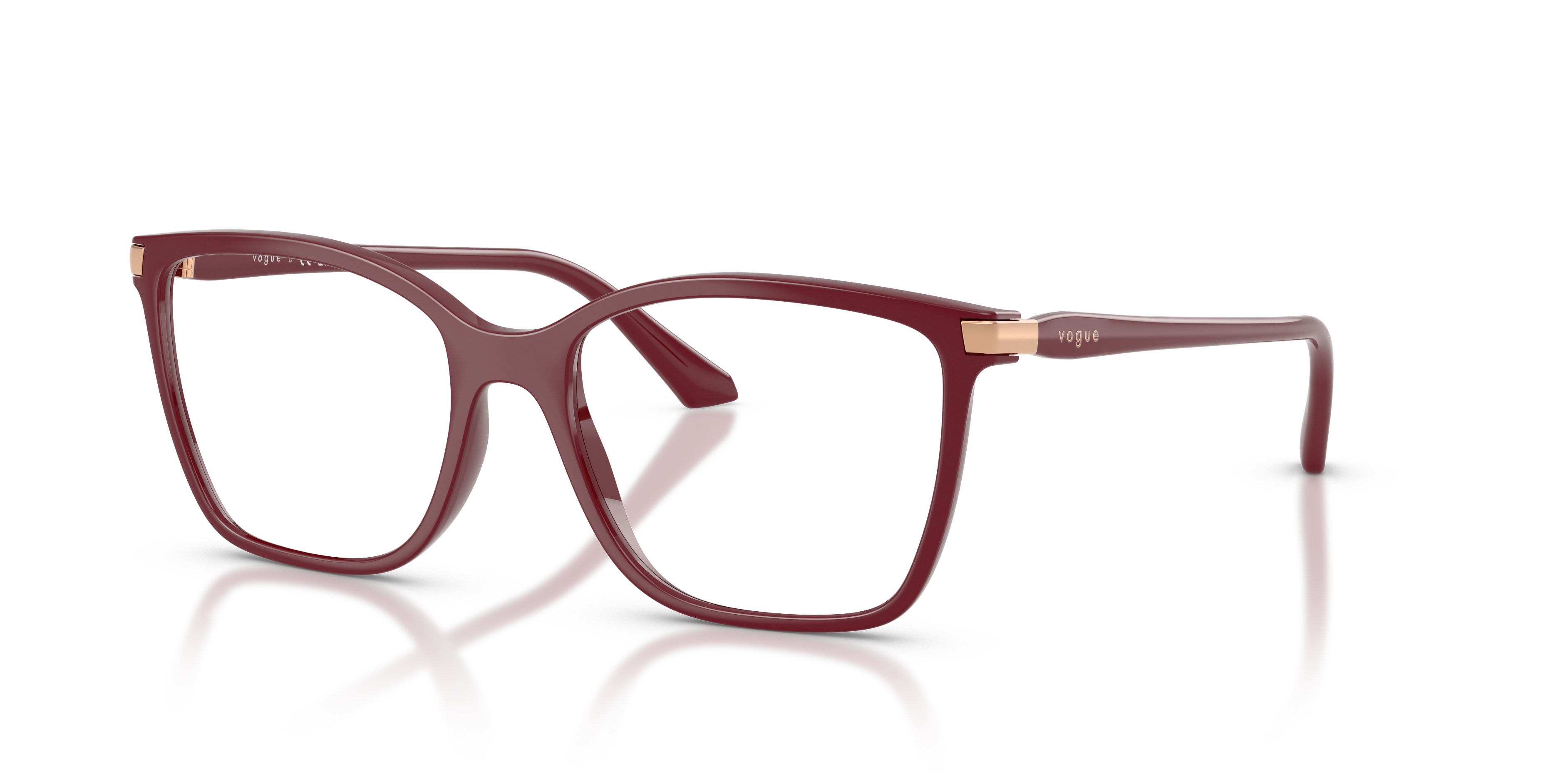 Occhiali da vista Vogue VO 5654 (2875) colore ciliegia full forma quadrato lenti lente demo
