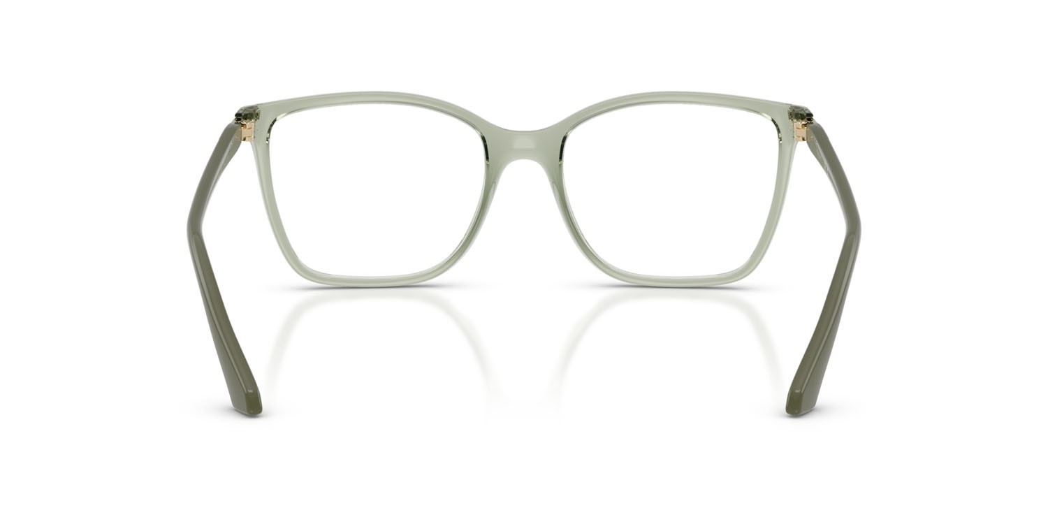Occhiali da vista Vogue VO 5654 (3022) colore verde trasparente forma quadrato lenti lente demo