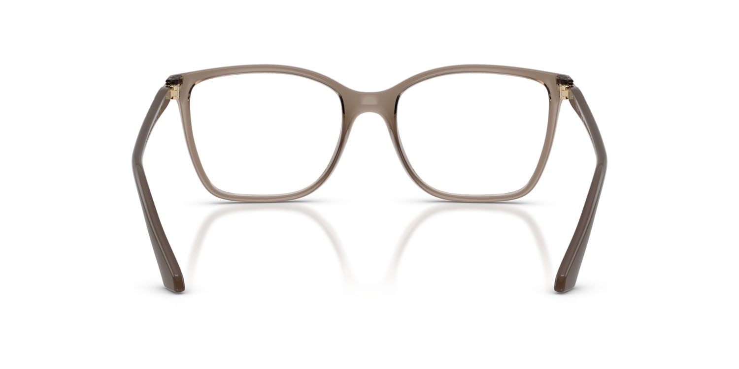 Occhiali da vista Vogue VO 5654 (3156) colore marrone trasparente forma quadrato lenti lente demo