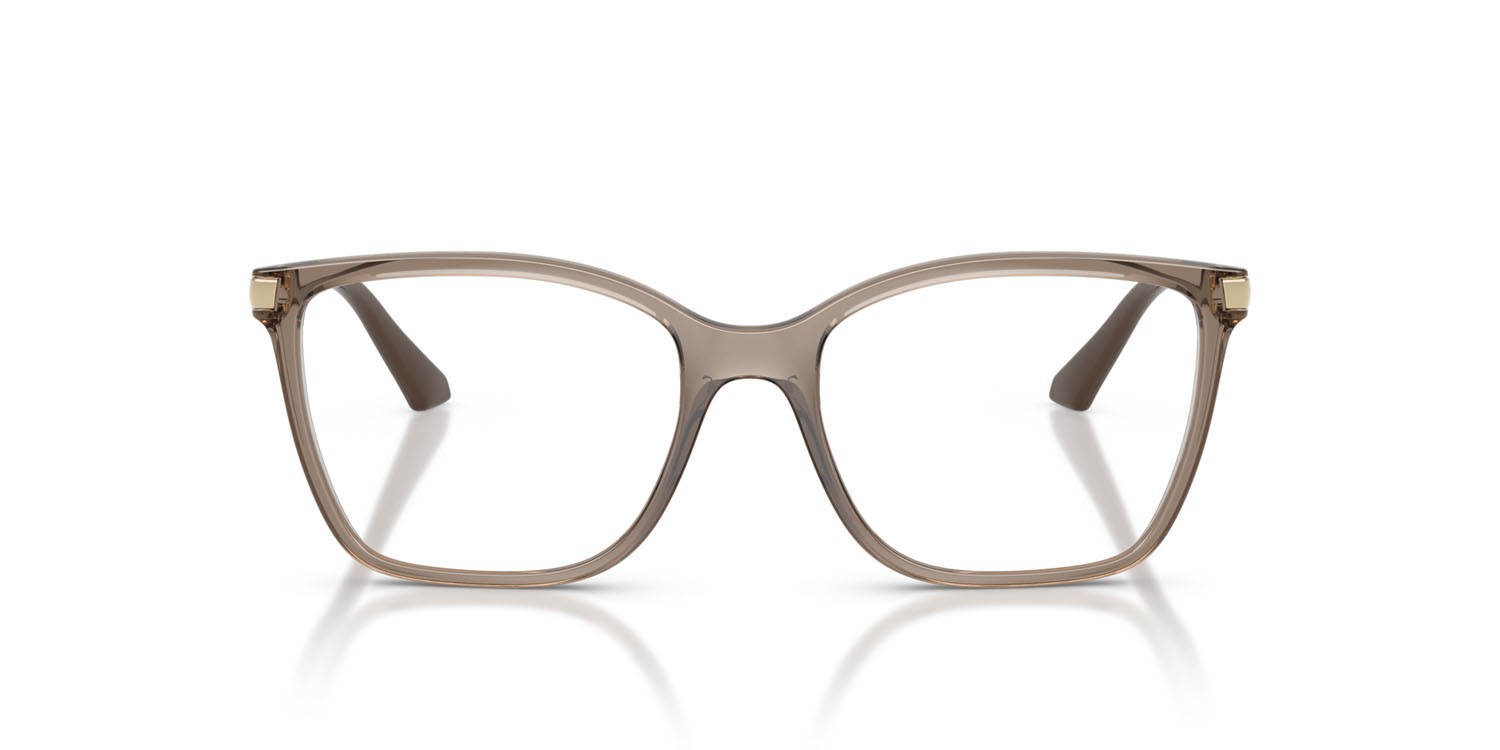 Occhiali da vista Vogue VO 5654 (3156) colore marrone trasparente forma quadrato lenti lente demo