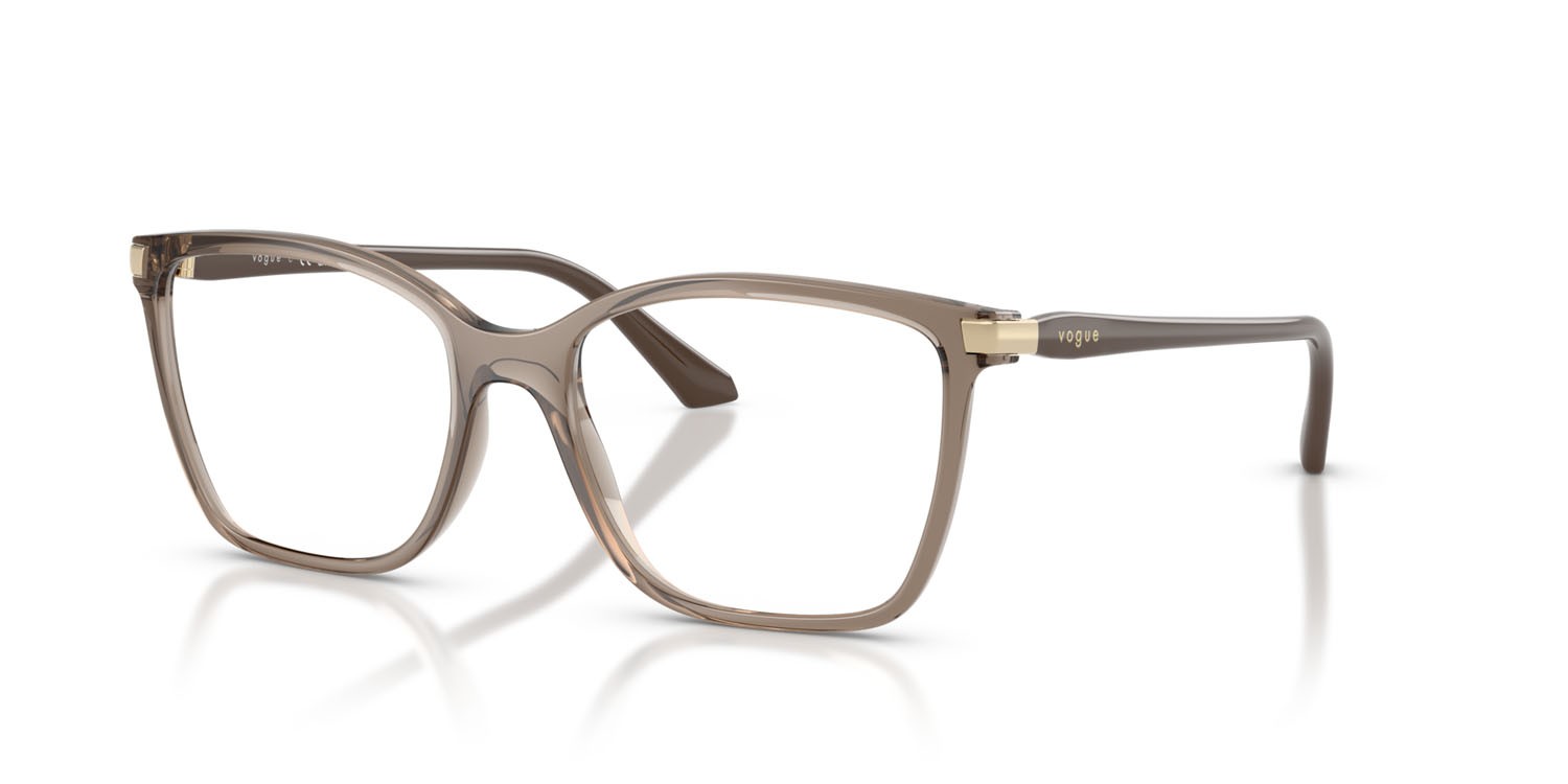 Occhiali da vista Vogue VO 5654 (3156) colore marrone trasparente forma quadrato lenti lente demo