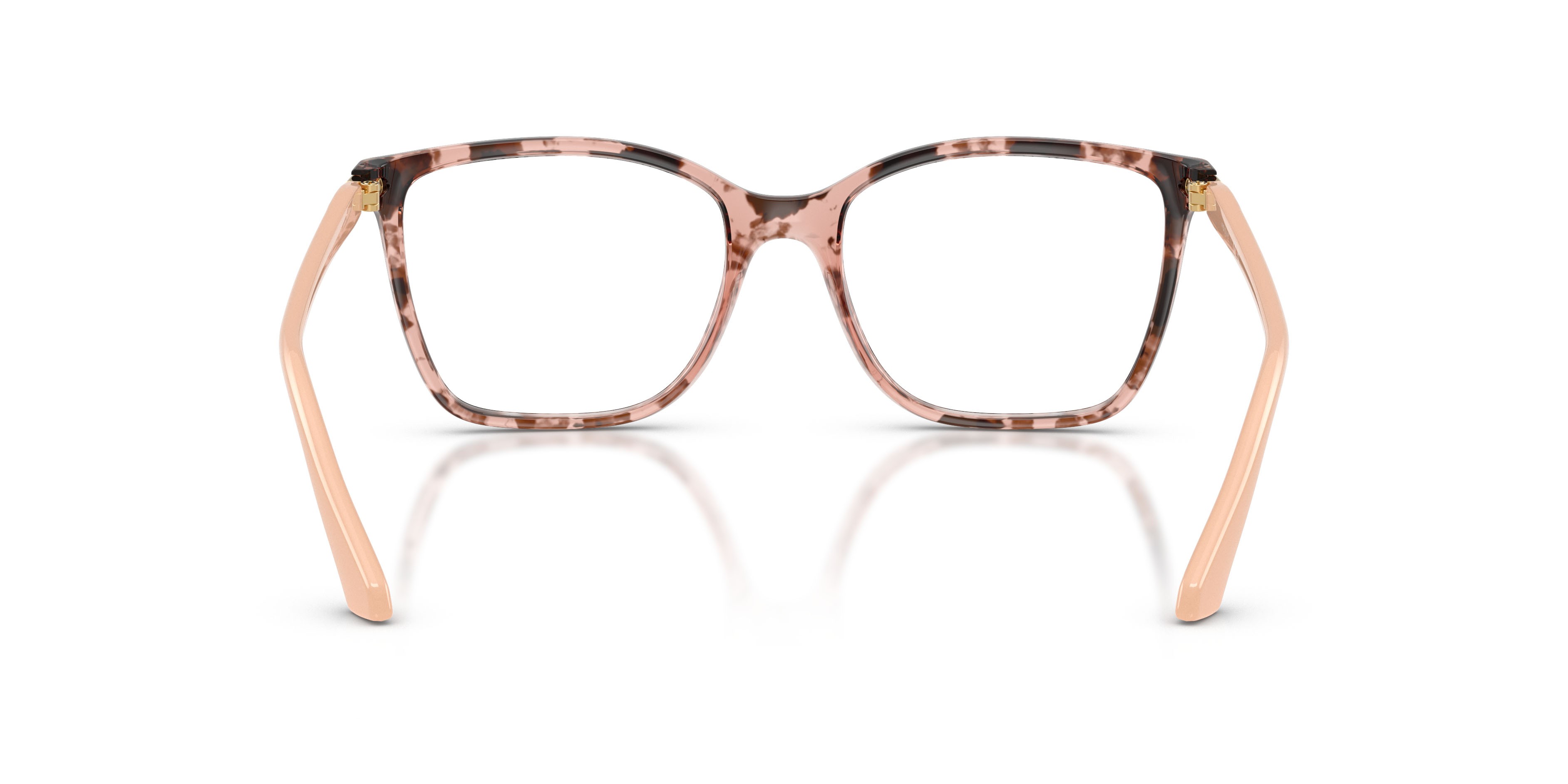 Eyeglasses Vogue VO 5654 (3199) color havana rosa shape square lenses lente demo