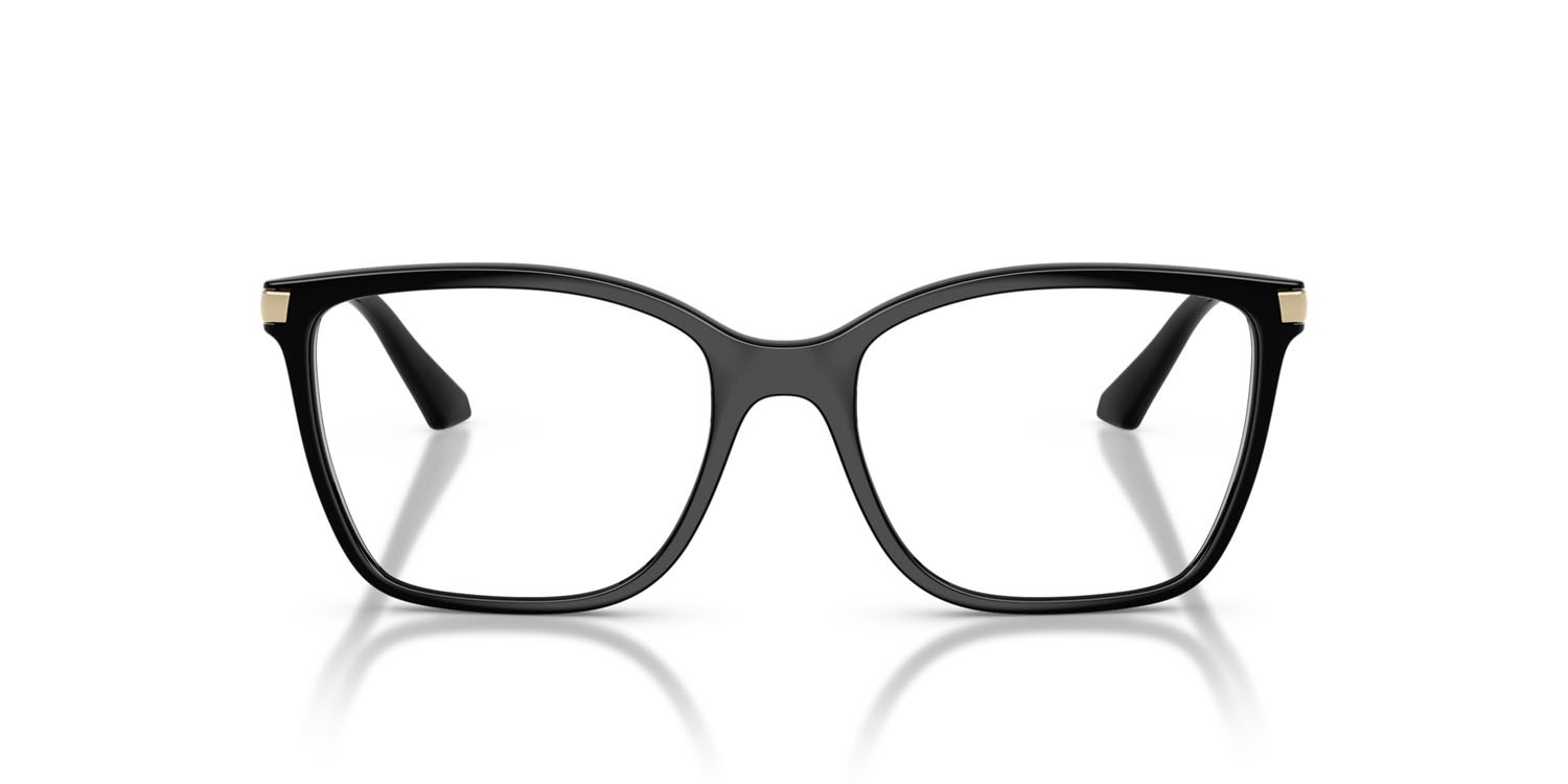 Occhiali da vista Vogue VO 5654 (W44) colore nero forma quadrato lenti lente demo