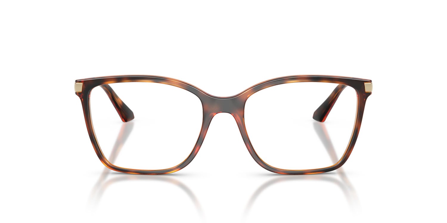 Occhiali da vista Vogue VO 5654 (W656) colore havana scuro forma quadrato lenti lente demo
