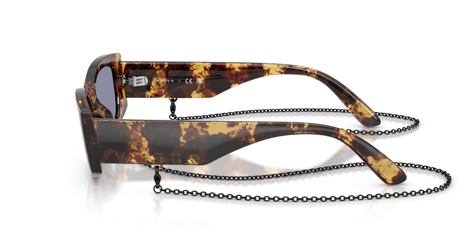 Sunglasses Vogue VO 5655SU (3179/1) color havana miele shape square lenses grigio