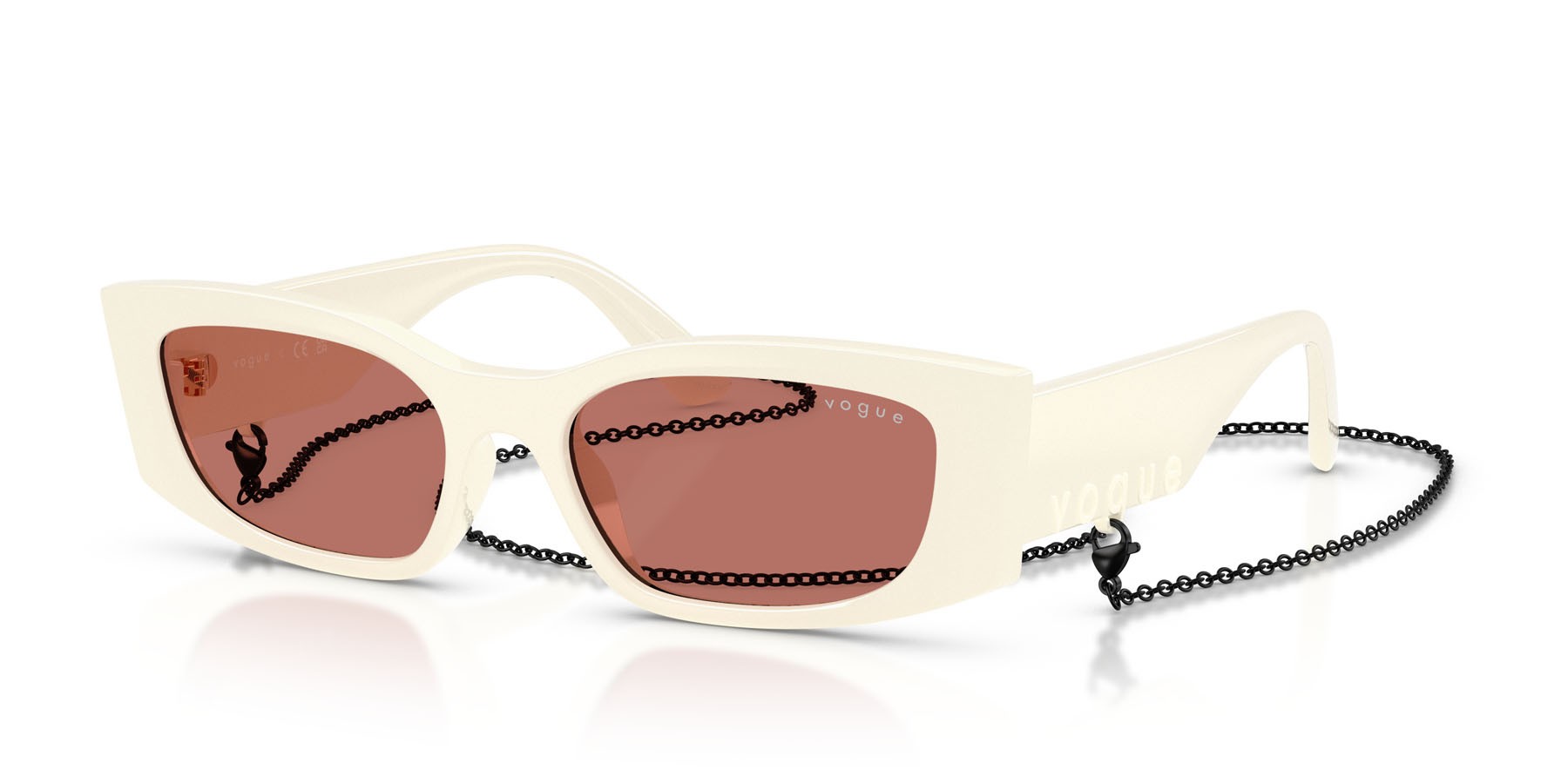 Sunglasses Vogue VO 5655SU (323975) color full cream shape square lenses rosso