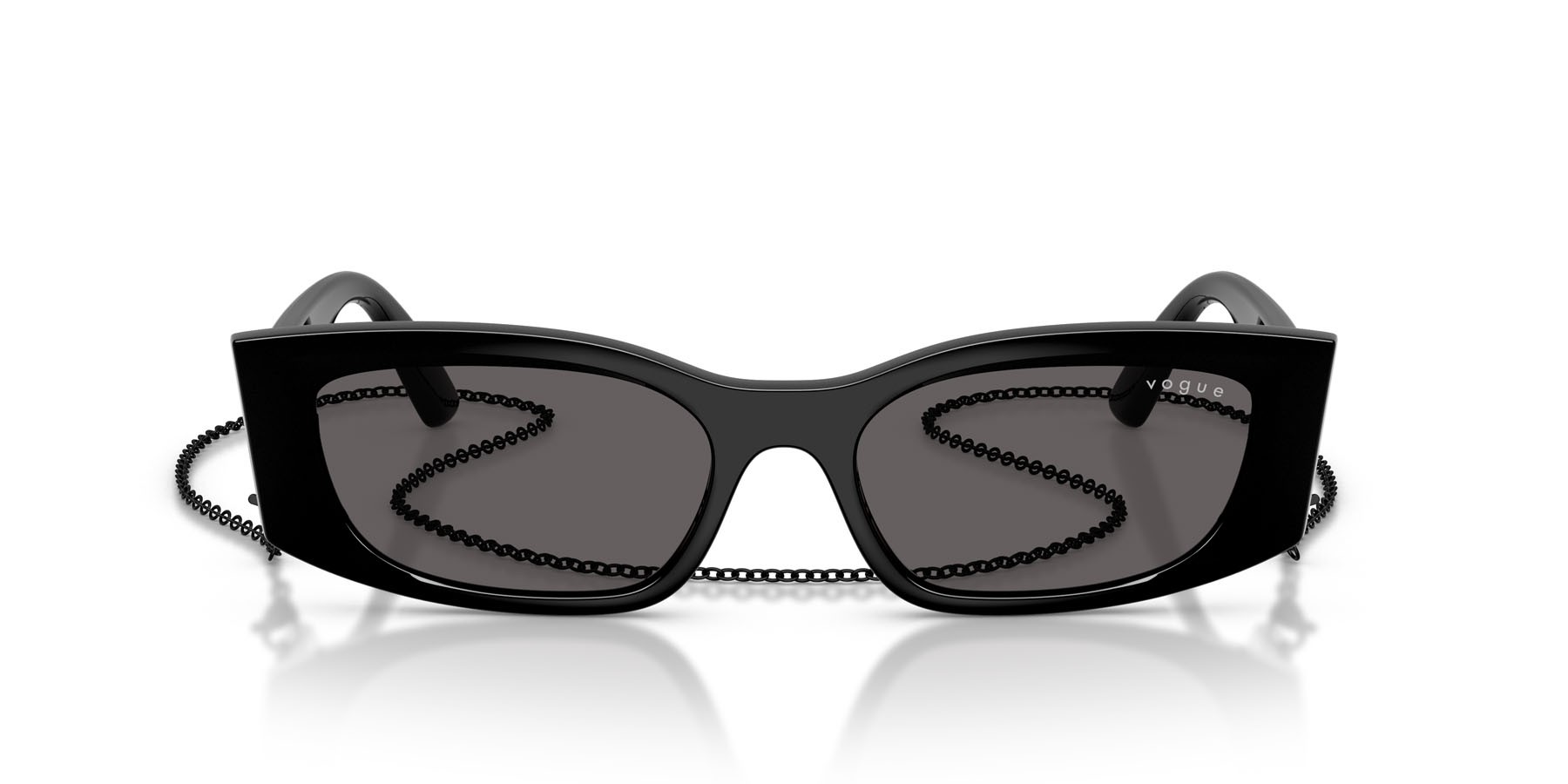Sunglasses Vogue VO 5655SU (W44/87) color nero shape square lenses nero/grigio fumo