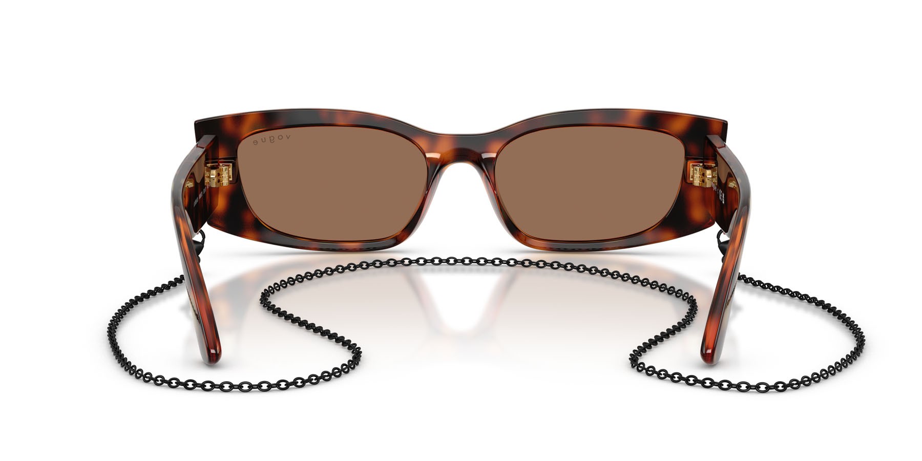 Sunglasses Vogue VO 5655SU (W65673) color havana scuro shape square lenses marrone scuro