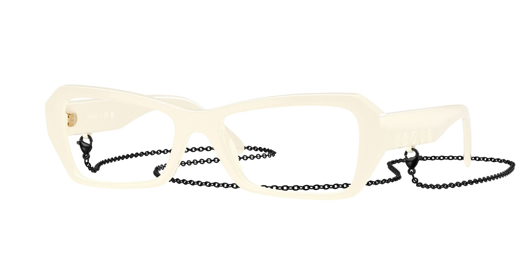Eyeglasses Vogue VO 5656U (3239) color full cream shape butterfly lenses lente demo