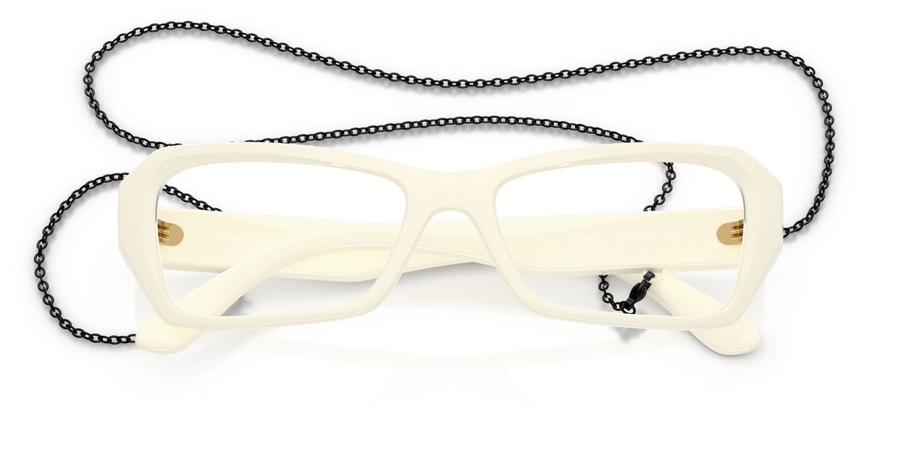 Eyeglasses Vogue VO 5656U (3239) color full cream shape butterfly lenses lente demo